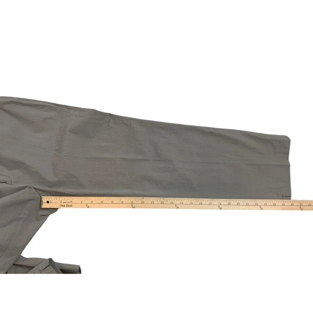 Banana Republic Stretch Pants Women's Sz 10 High Rise Thin Waist Dark Beige Ankl - Picture 9 of 10